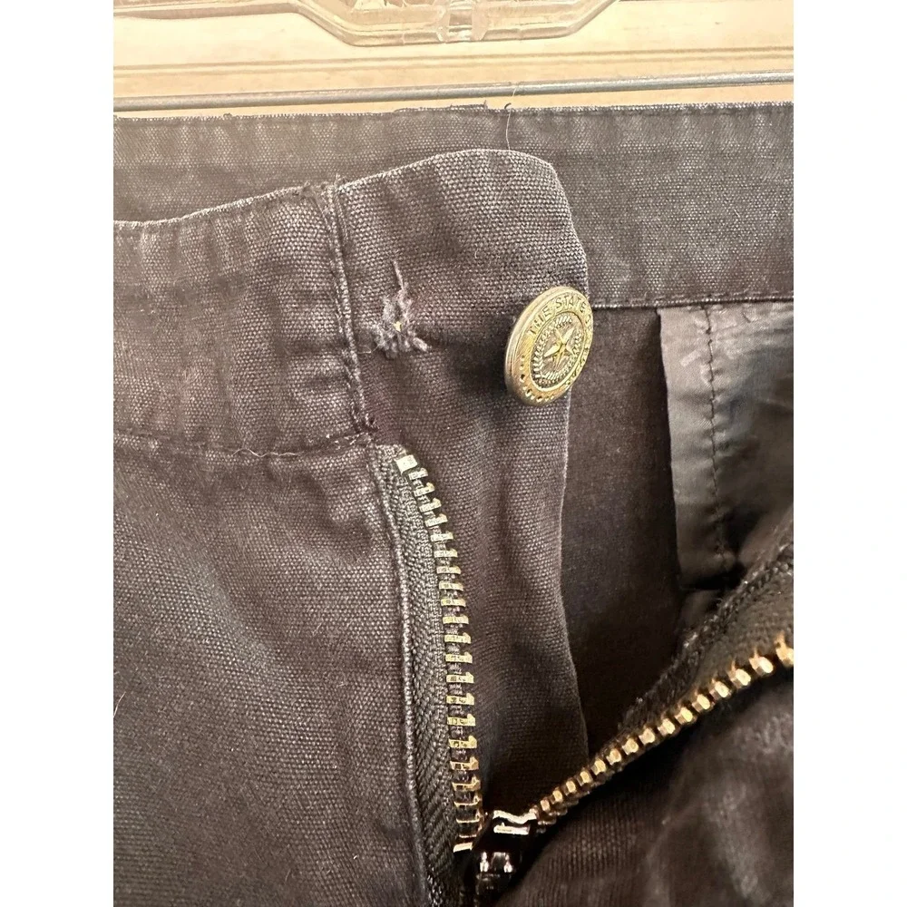 Free Knight Cargo Pants Men's 38 black tactical jeans Thrashed Y2K Skater grunge